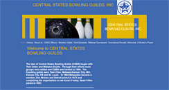 Desktop Screenshot of centralstatesbowling.org